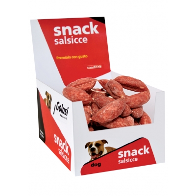 Salsicce di sola carne essiccata, che arricchiscono la dieta del Vostro cane in modo sano e gustoso
