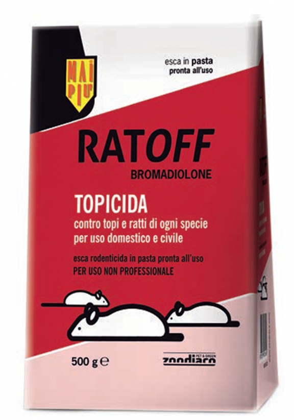Ratoff bromadiolone pasta | Zoodiaco Pet & Green